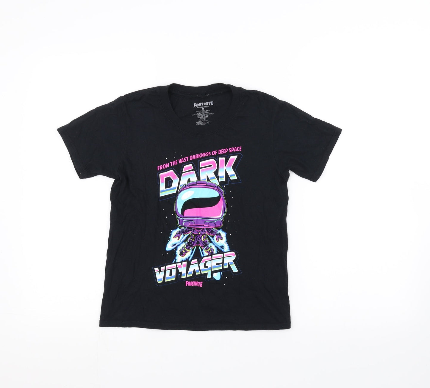 fortnite Girls Black   Basic T-Shirt Size M  - Fortnite