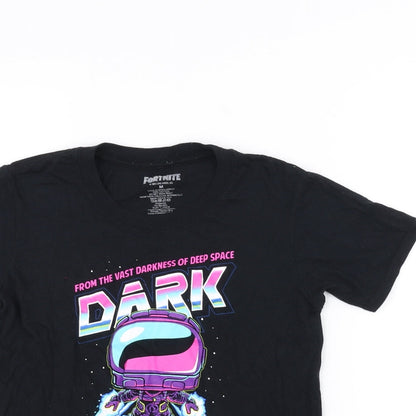 fortnite Girls Black   Basic T-Shirt Size M  - Fortnite