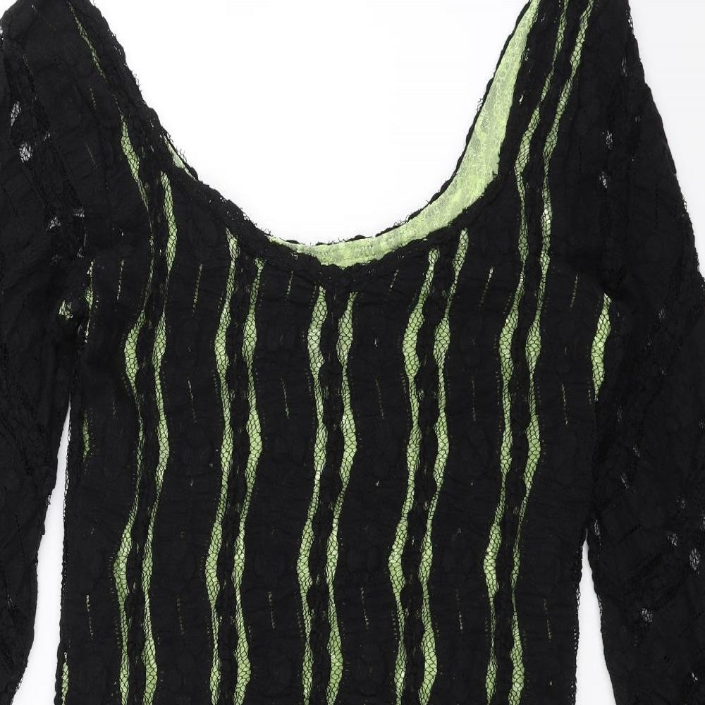 Dm London Womens Black   A-Line  Size L