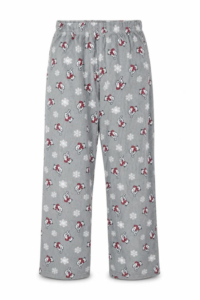 Front view of M&Co women’s grey sweatpants, size UK 10, 25-inch leg
