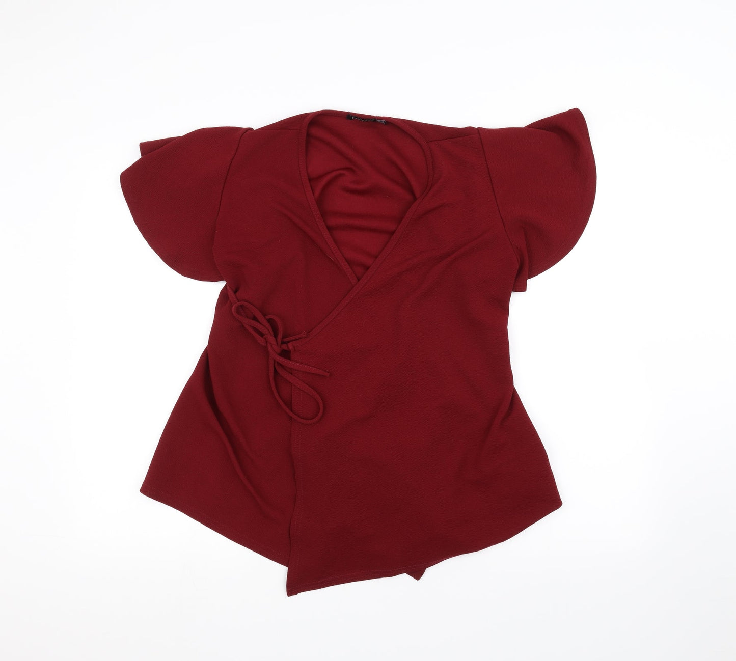Boohoo Womens Red   Cardigan Jumper Size 14