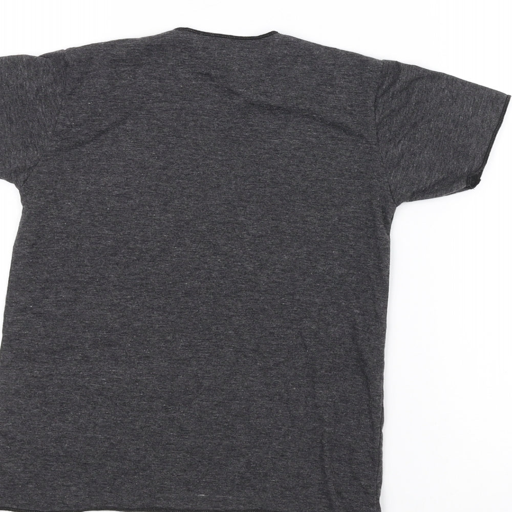 K-Kone Girls Black   Basic T-Shirt Size 8 Years  - elephant