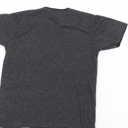 K-Kone Girls Black   Basic T-Shirt Size 8 Years  - elephant