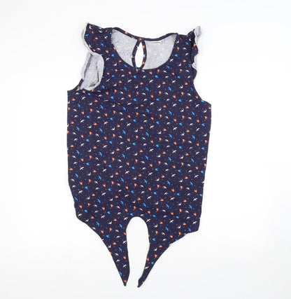 Womens UK Size 16 NEXT Blue Basic Tank