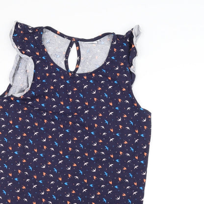 Womens UK Size 16 NEXT Blue Basic Tank