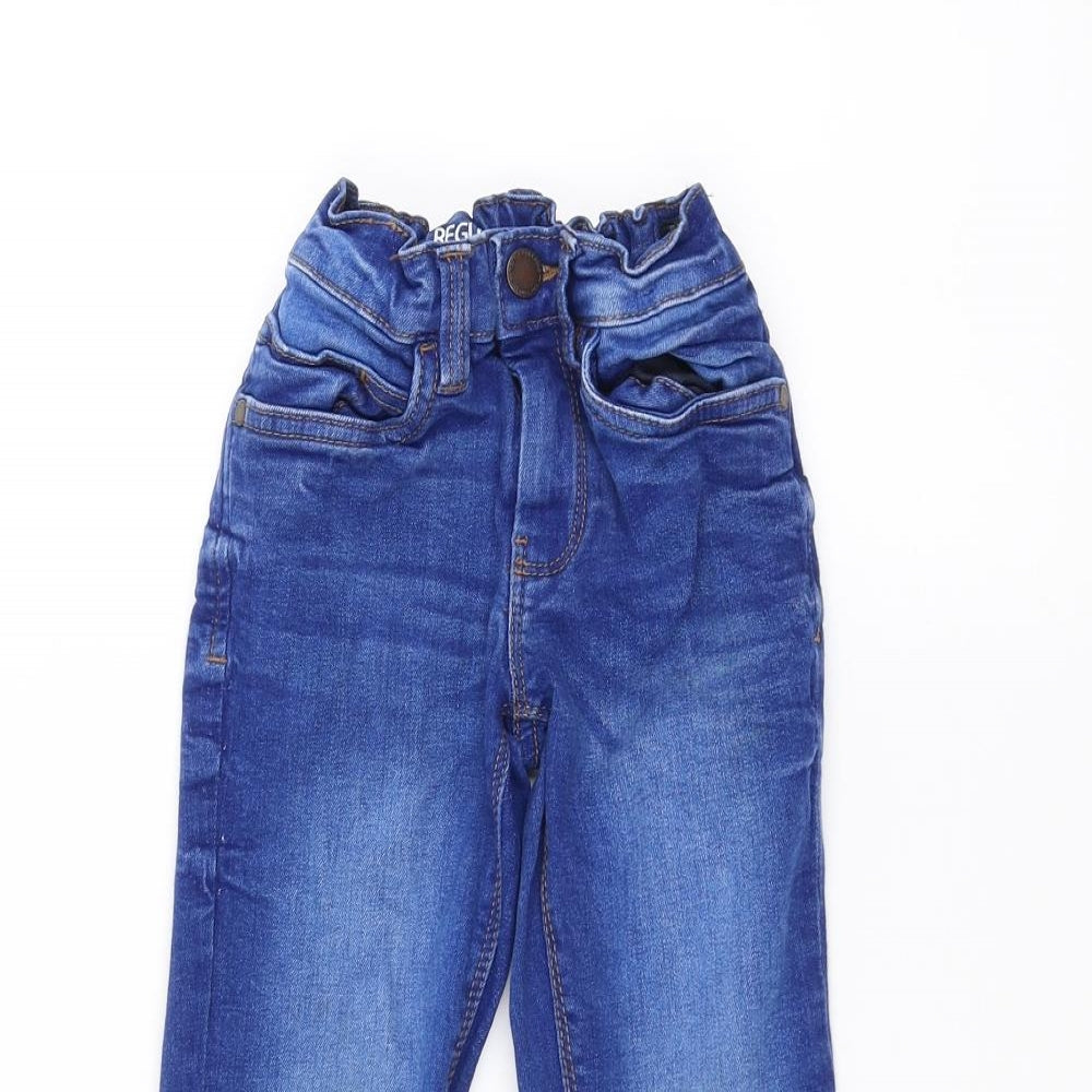 NEXT Girls Blue  Denim Skinny Jeans Size 4 Years