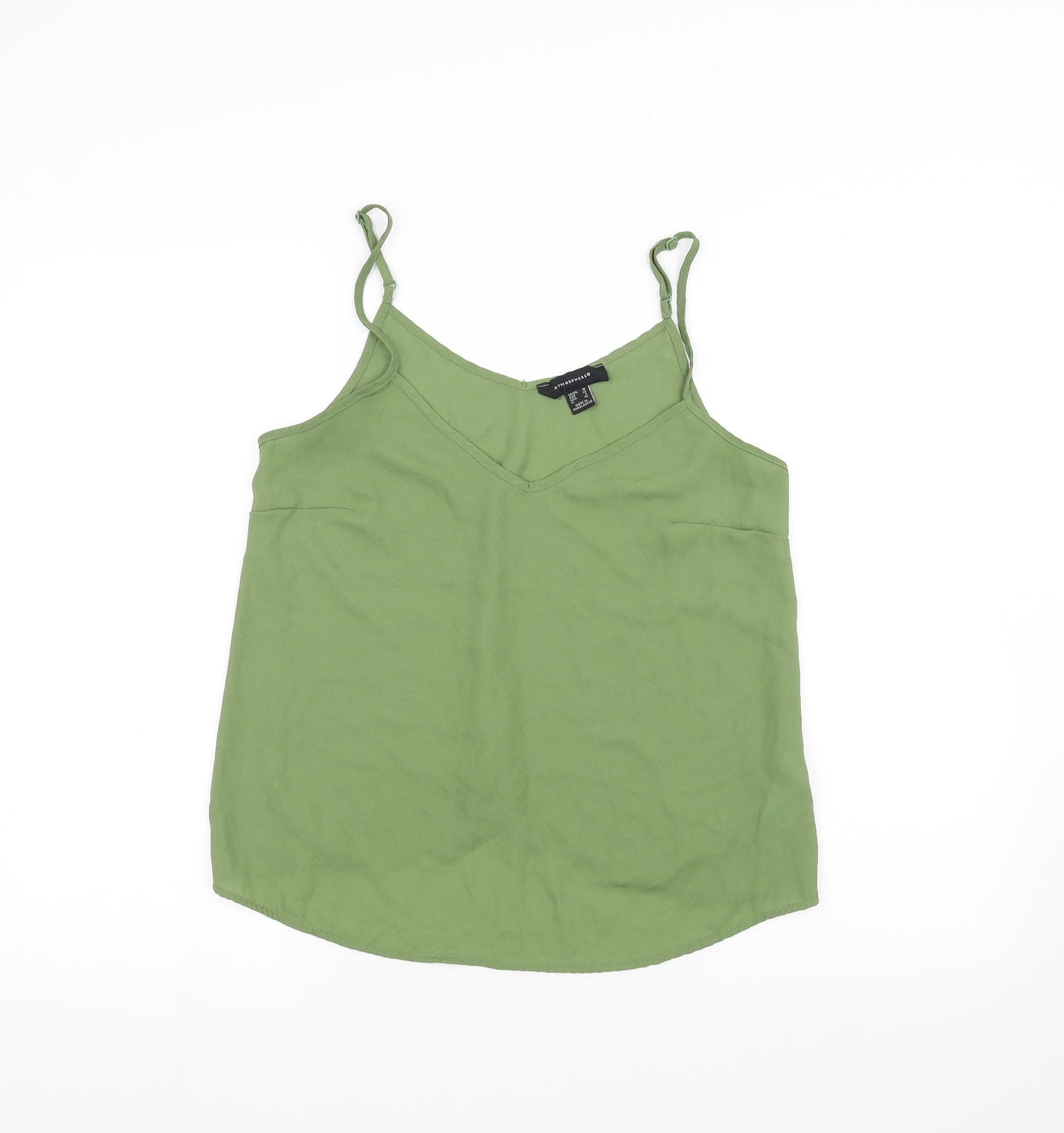 Womens UK Size 10 Atmosphere Green Basic Blouse