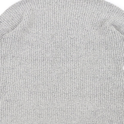 Womens UK Size 10 Atmosphere Grey Basic T-Shirt