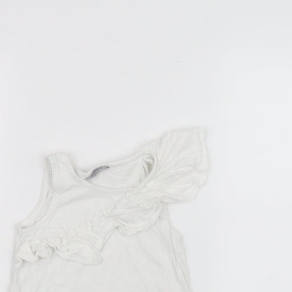 I love girl wear  Girls White   Basic T-Shirt Size 3 Years