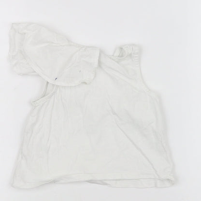 I love girl wear  Girls White   Basic T-Shirt Size 3 Years