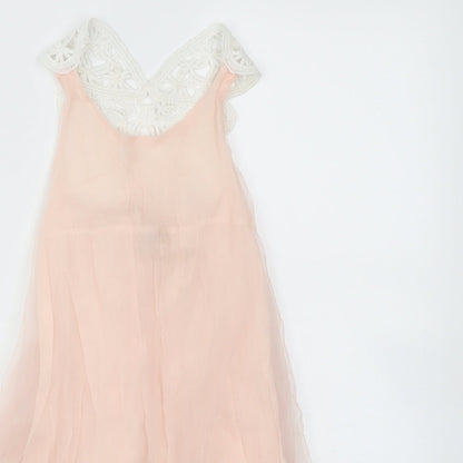 catpapa Girls Pink   Tutu Dress  Size 3-6 Months