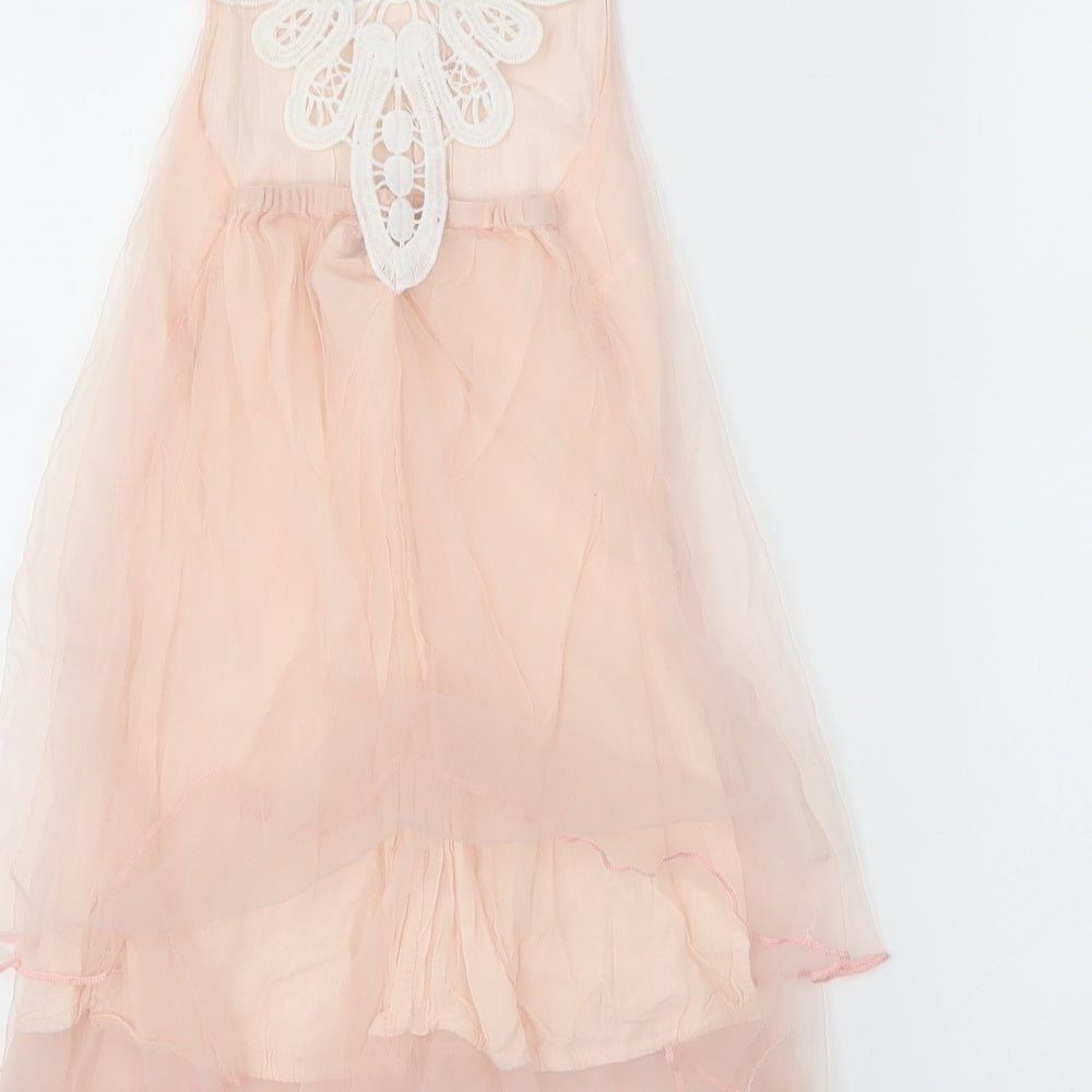 catpapa Girls Pink   Tutu Dress  Size 3-6 Months