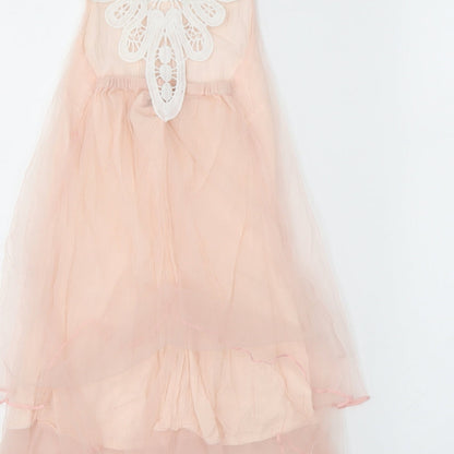 catpapa Girls Pink   Tutu Dress  Size 3-6 Months