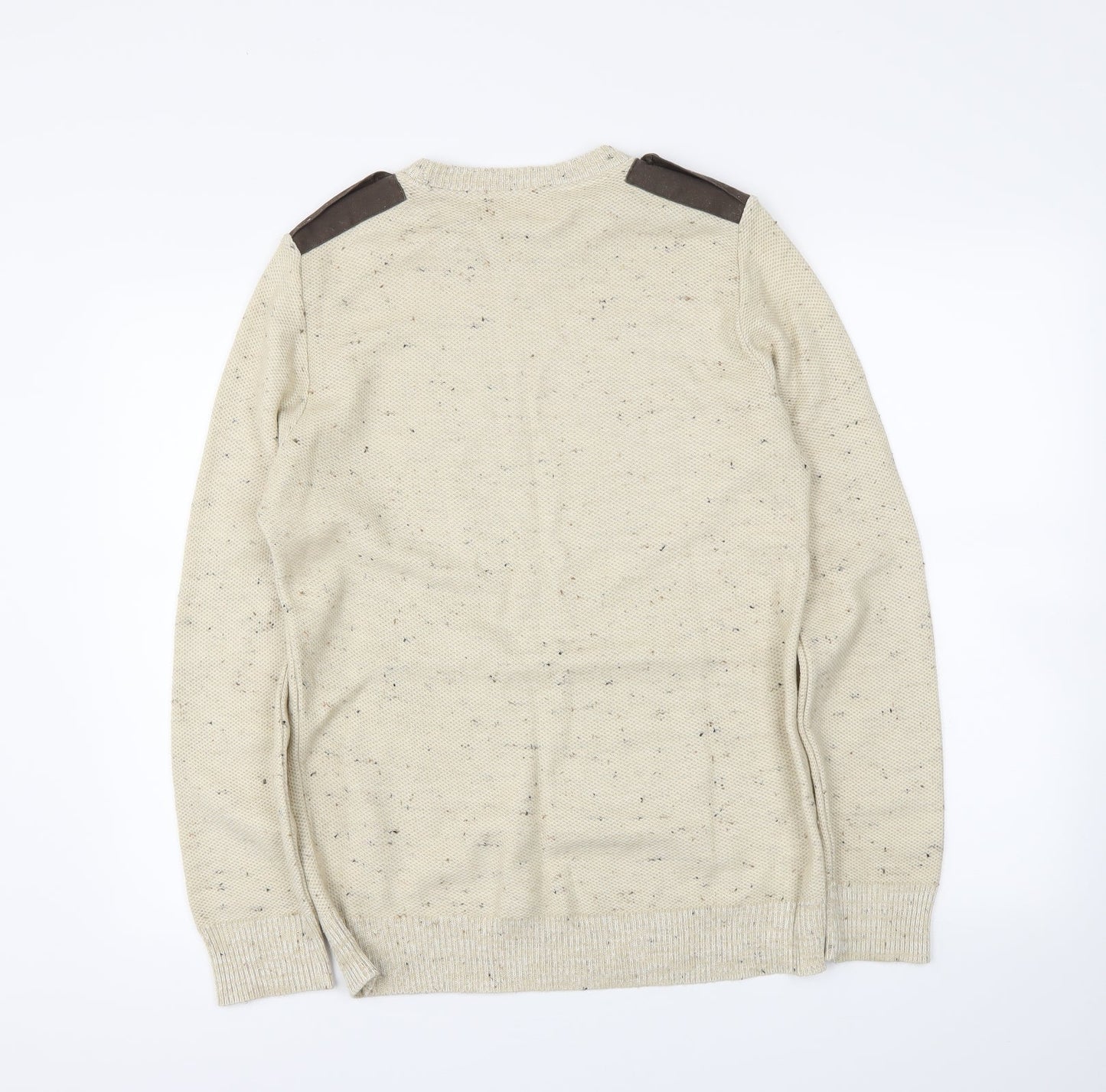 River Island Mens Beige   Pullover Jumper Size S