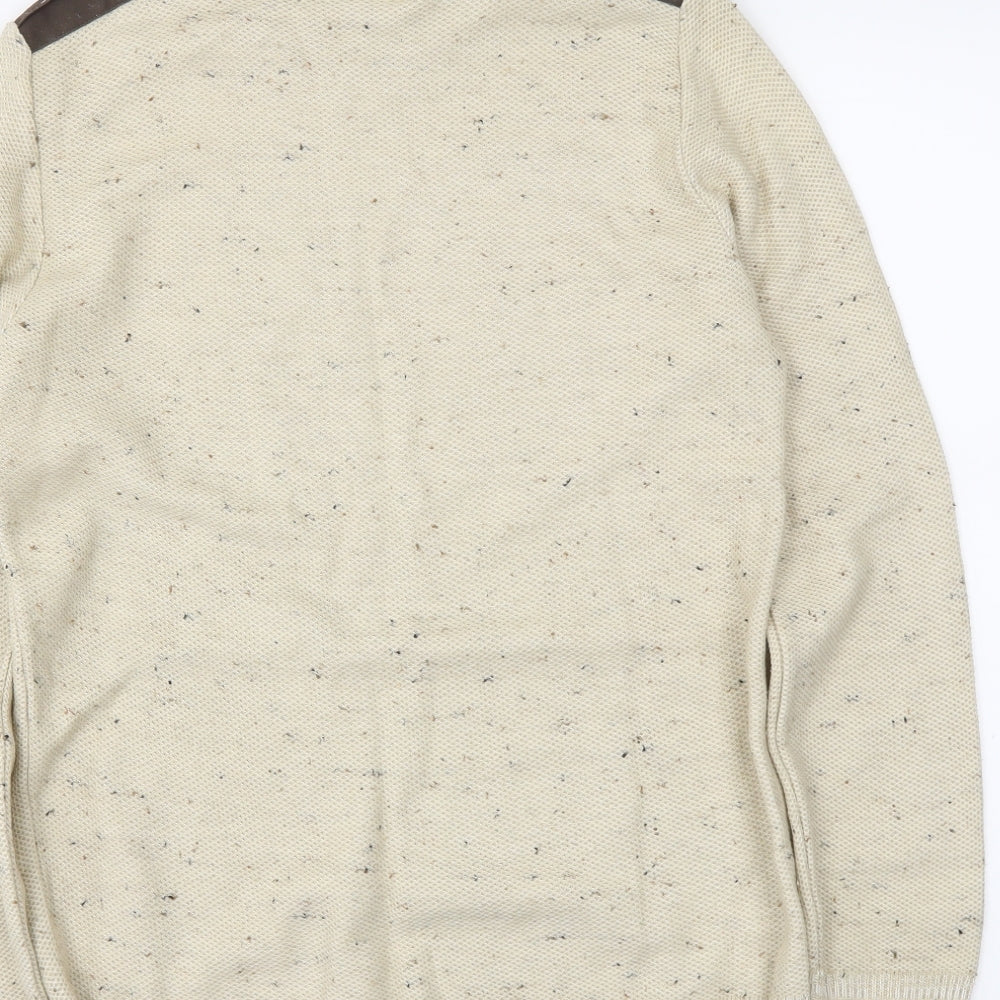 River Island Mens Beige   Pullover Jumper Size S