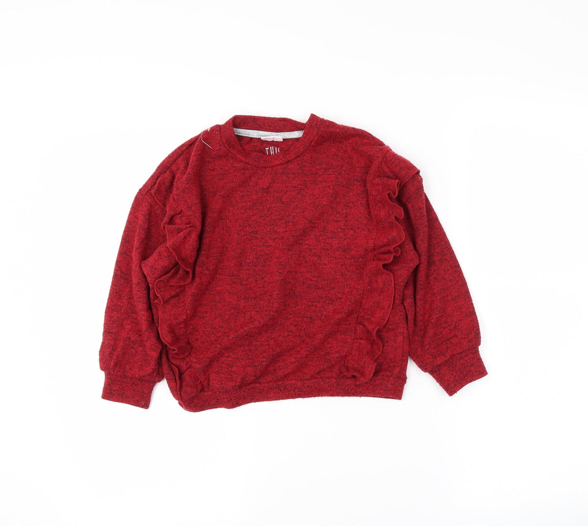 Additional front view of F&F girls’ red jumper, size 5-6, years