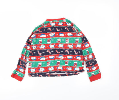 kids Boys Green Striped  Basic T-Shirt Size 8-9 Years  - christmas