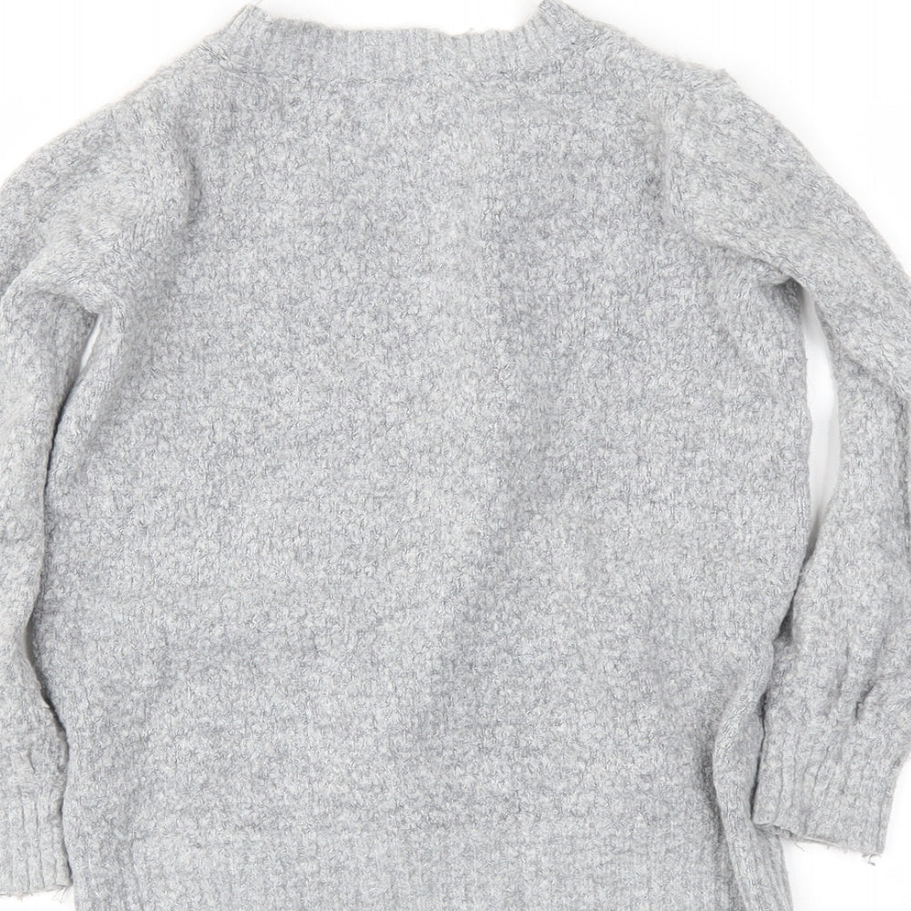 NEXT Mens Grey   Cardigan Jumper