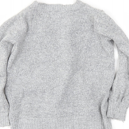 NEXT Mens Grey   Cardigan Jumper