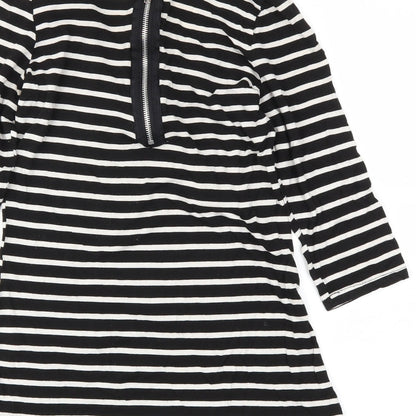 generation Girls Black Striped  Tunic T-Shirt Size 14-15 Years