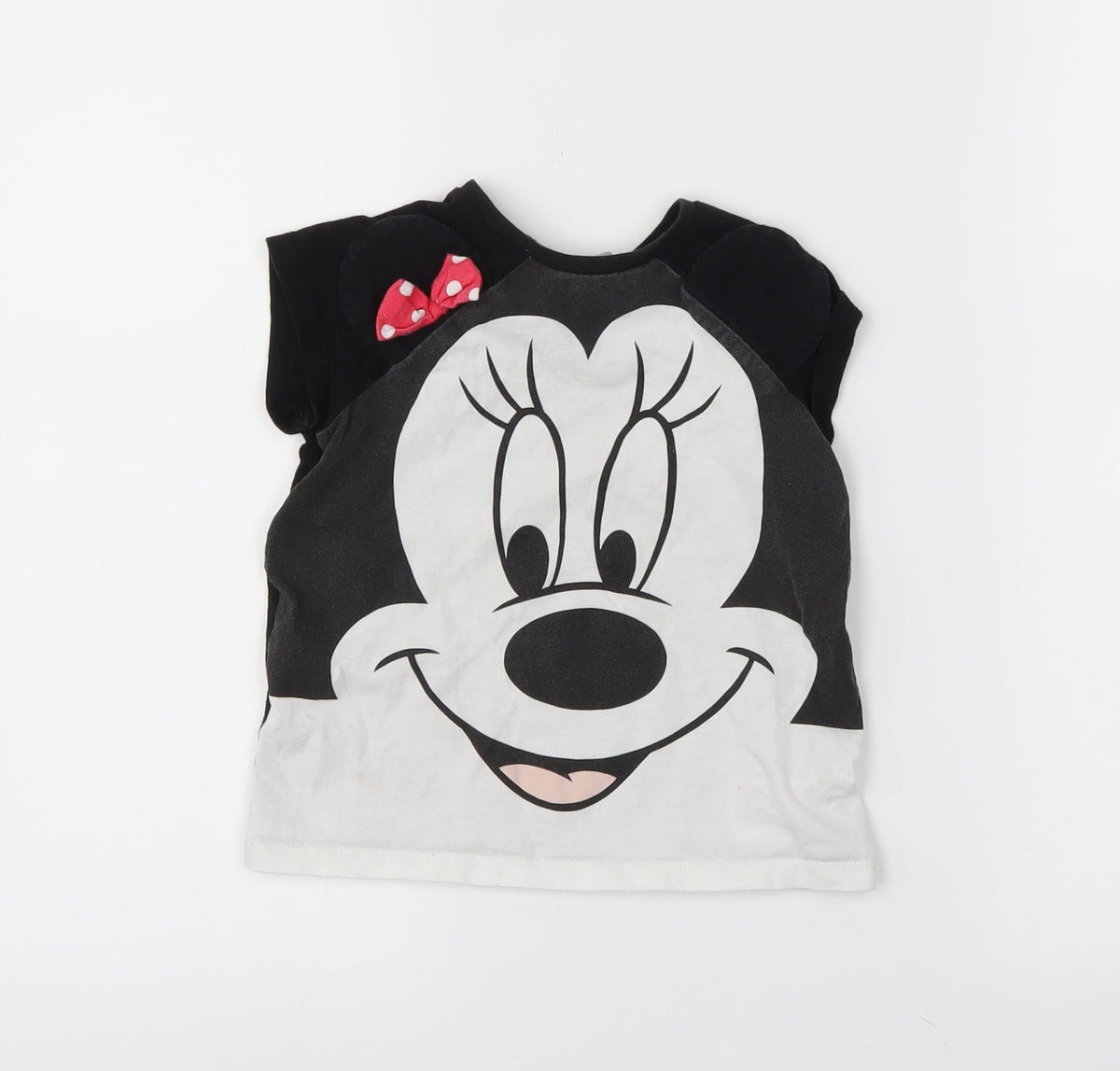 H&M Girls Black   Basic T-Shirt Size 18-24 Months