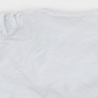 Preworn Baby Blue   Basic T-Shirt Size 3-6 Months