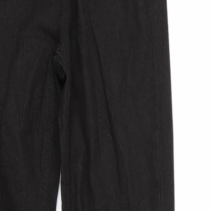 Denim & Co. Womens Black   Jegging Jeans Size 8 L30 in