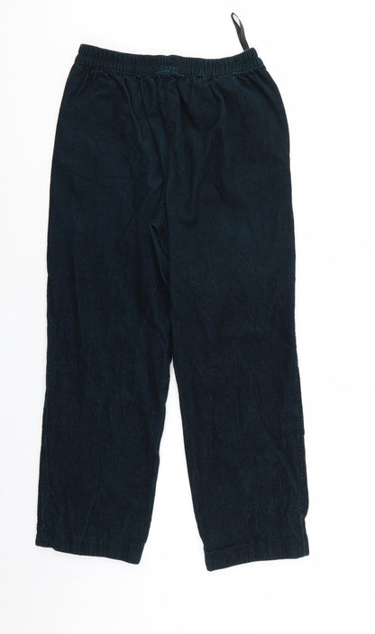 Womens UK Size 28 in Preworn Regular Fit Sweatpants Green Trousers