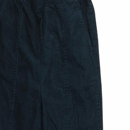 Womens UK Size 28 in Preworn Regular Fit Sweatpants Green Trousers