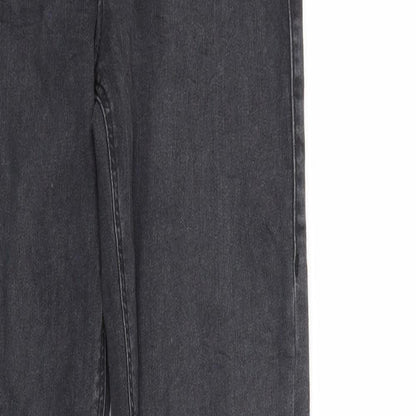 Mens UK Size 28 Top Shop Regular Fit Skinny Black Jeans
