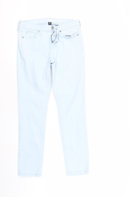 Gap Womens Blue  Denim Straight Jeans Size 4 L27 in