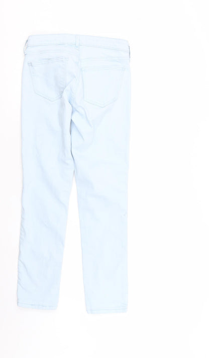 Gap Womens Blue  Denim Straight Jeans Size 4 L27 in