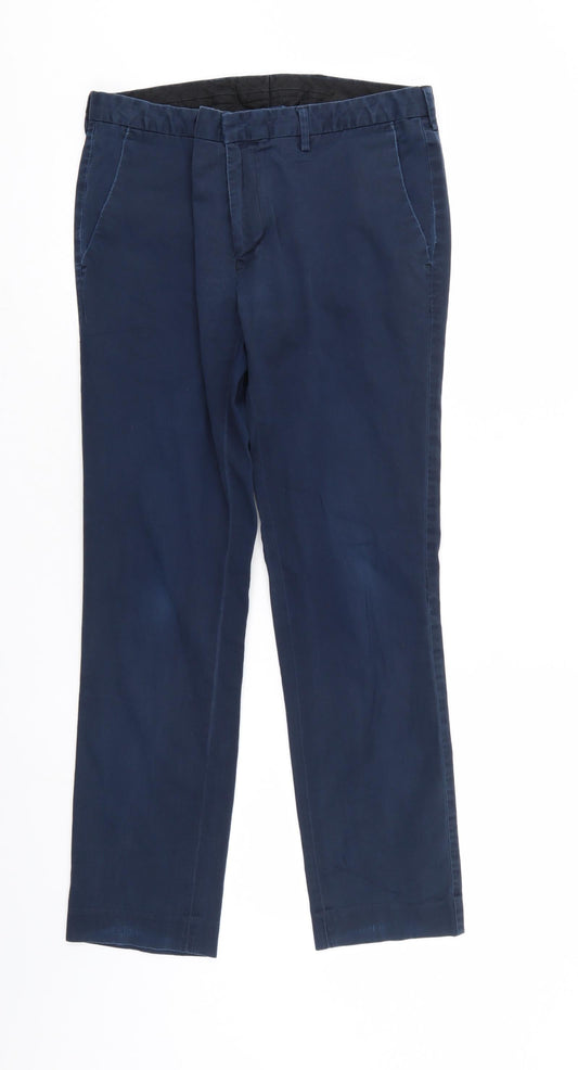 Top man Mens Blue   Carrot Trousers Size 32 L27 in