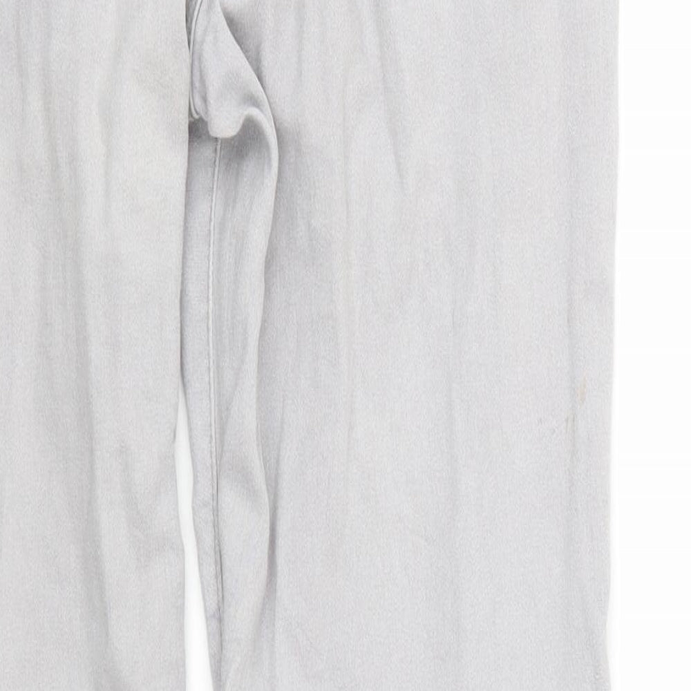 Denim & Co. Womens Grey  Denim Jegging Jeans Size 10 L28 in