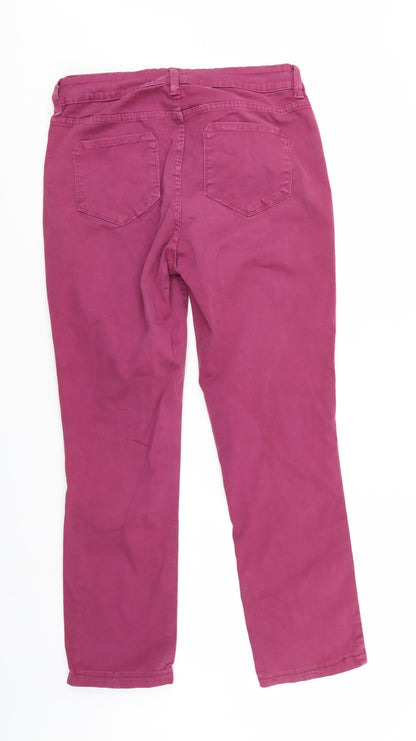 NxDYJ Womens Purple  Denim Straight Jeans Size 8 L28 in