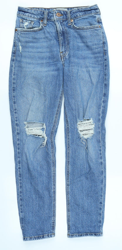 New Look Womens Blue  Denim Skinny Jeans Size 6 L24 in