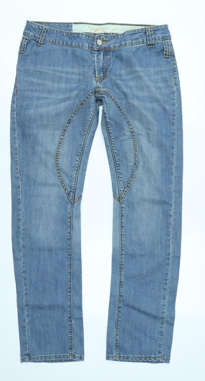Yes Miss Womens Blue  Denim Straight Jeans Size XL L30 in