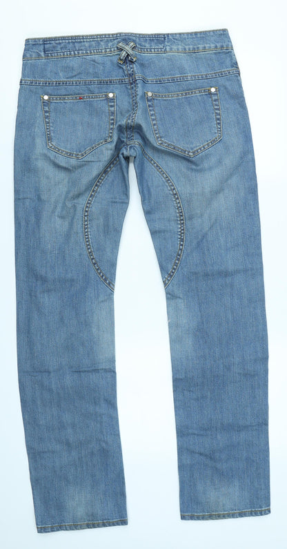 Yes Miss Womens Blue  Denim Straight Jeans Size XL L30 in