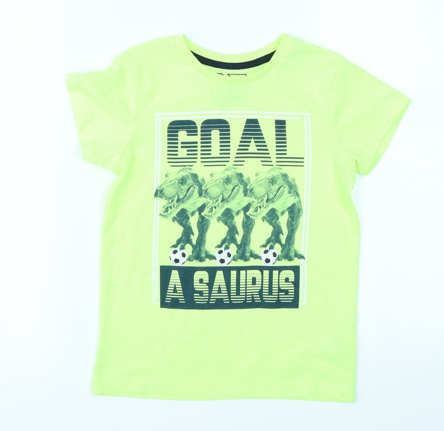 URBN DEPT  Boys Yellow   Basic T-Shirt Size 6 Years
