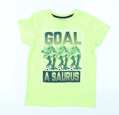 URBN DEPT  Boys Yellow   Basic T-Shirt Size 6 Years