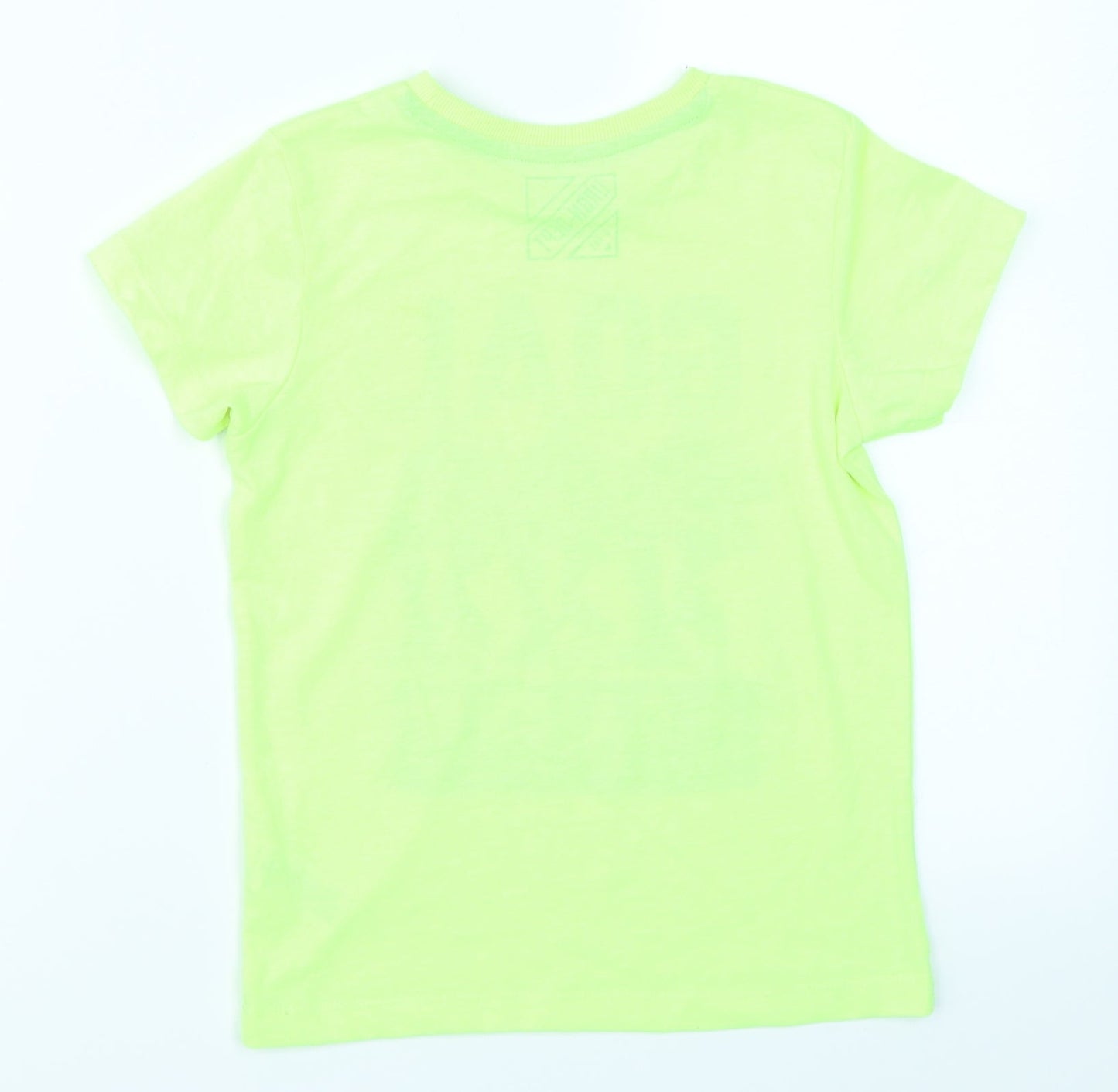 URBN DEPT  Boys Yellow   Basic T-Shirt Size 6 Years