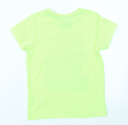URBN DEPT  Boys Yellow   Basic T-Shirt Size 6 Years