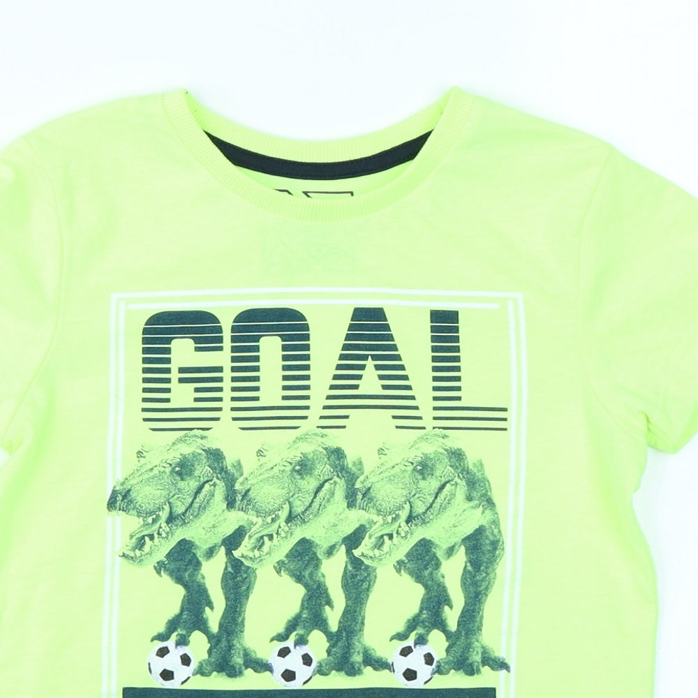URBN DEPT  Boys Yellow   Basic T-Shirt Size 6 Years