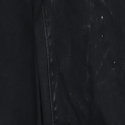 Missguided Womens Black  Denim Skinny Jeans Size 10 L25 in