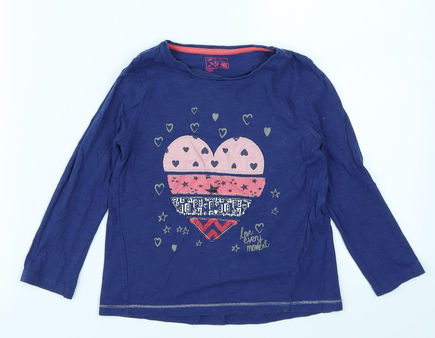 F&F Girls Blue   Basic T-Shirt Size 4-5 Years