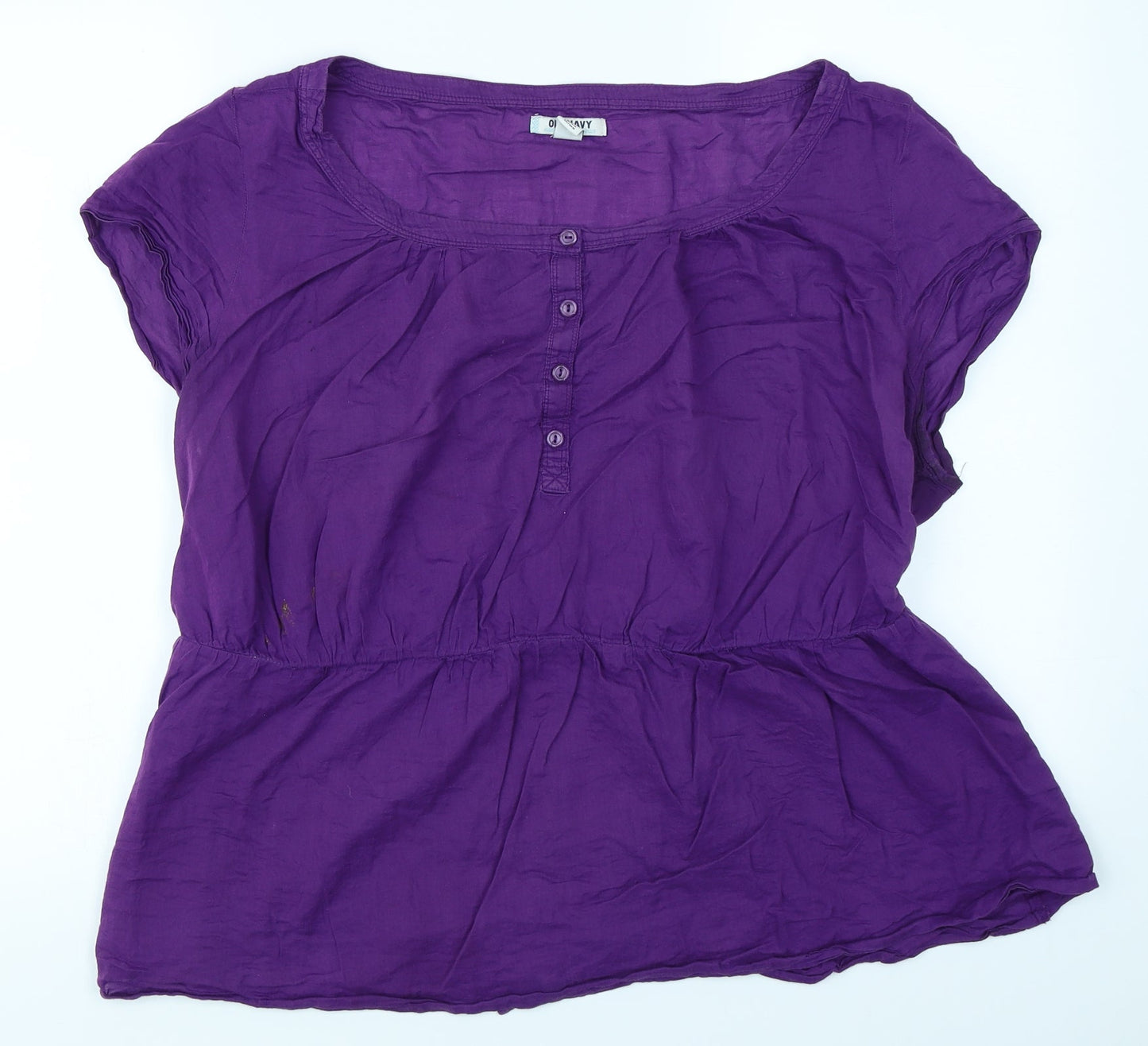 Old Navy Womens Purple   Basic Blouse Size 2XL