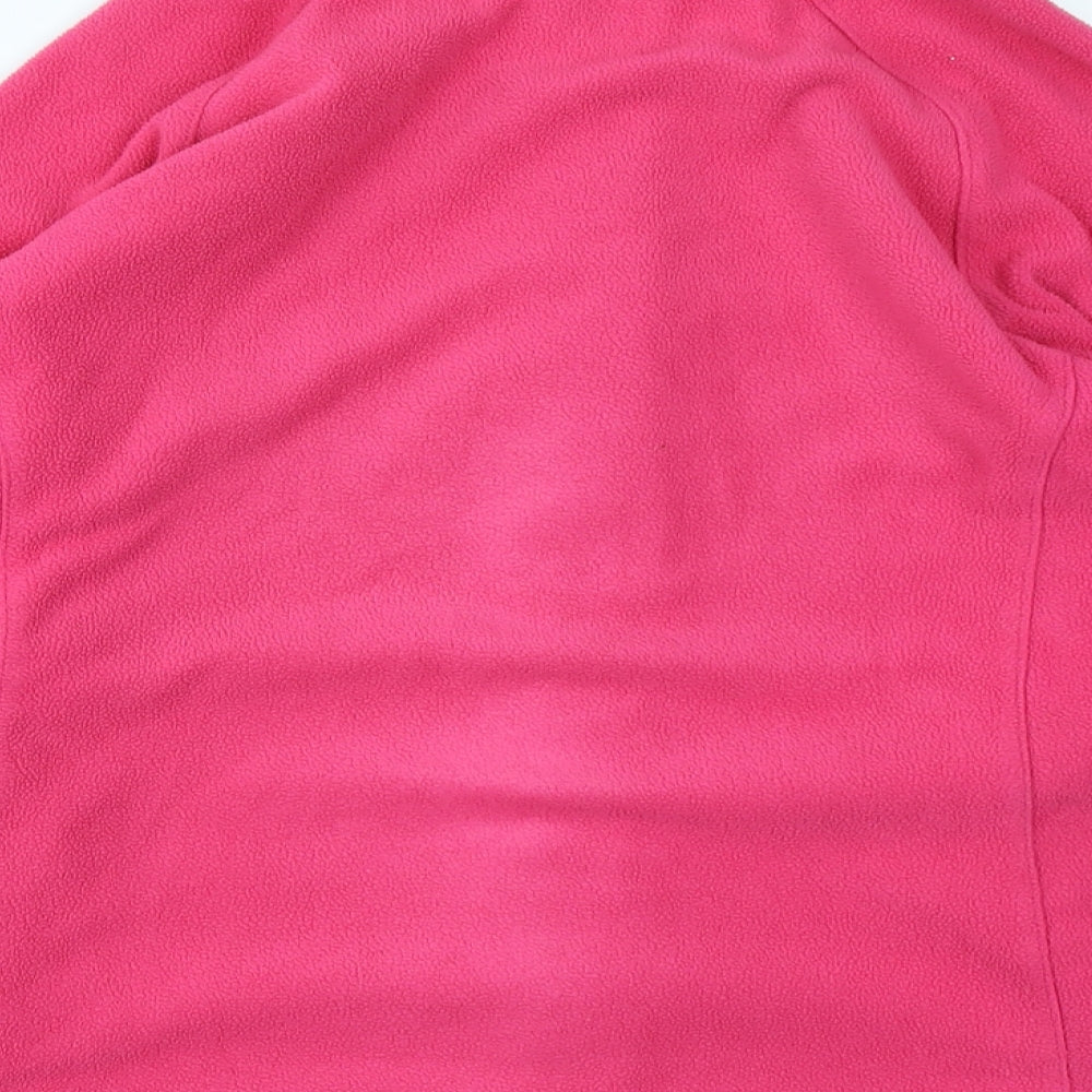 Nordic Alpine Girls Pink  Fleece Full Zip Sweatshirt Size 12 Years