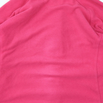Nordic Alpine Girls Pink  Fleece Full Zip Sweatshirt Size 12 Years
