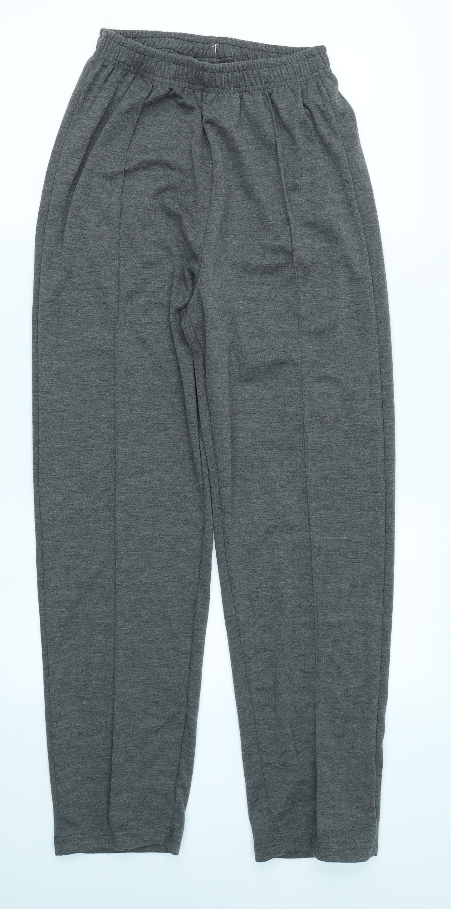 Amber Sun Womens Grey   Trousers  Size 12 L25 in
