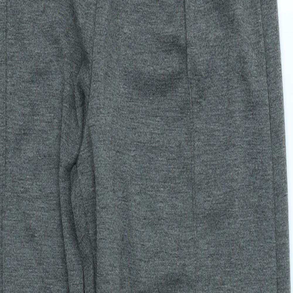 Amber Sun Womens Grey   Trousers  Size 12 L25 in